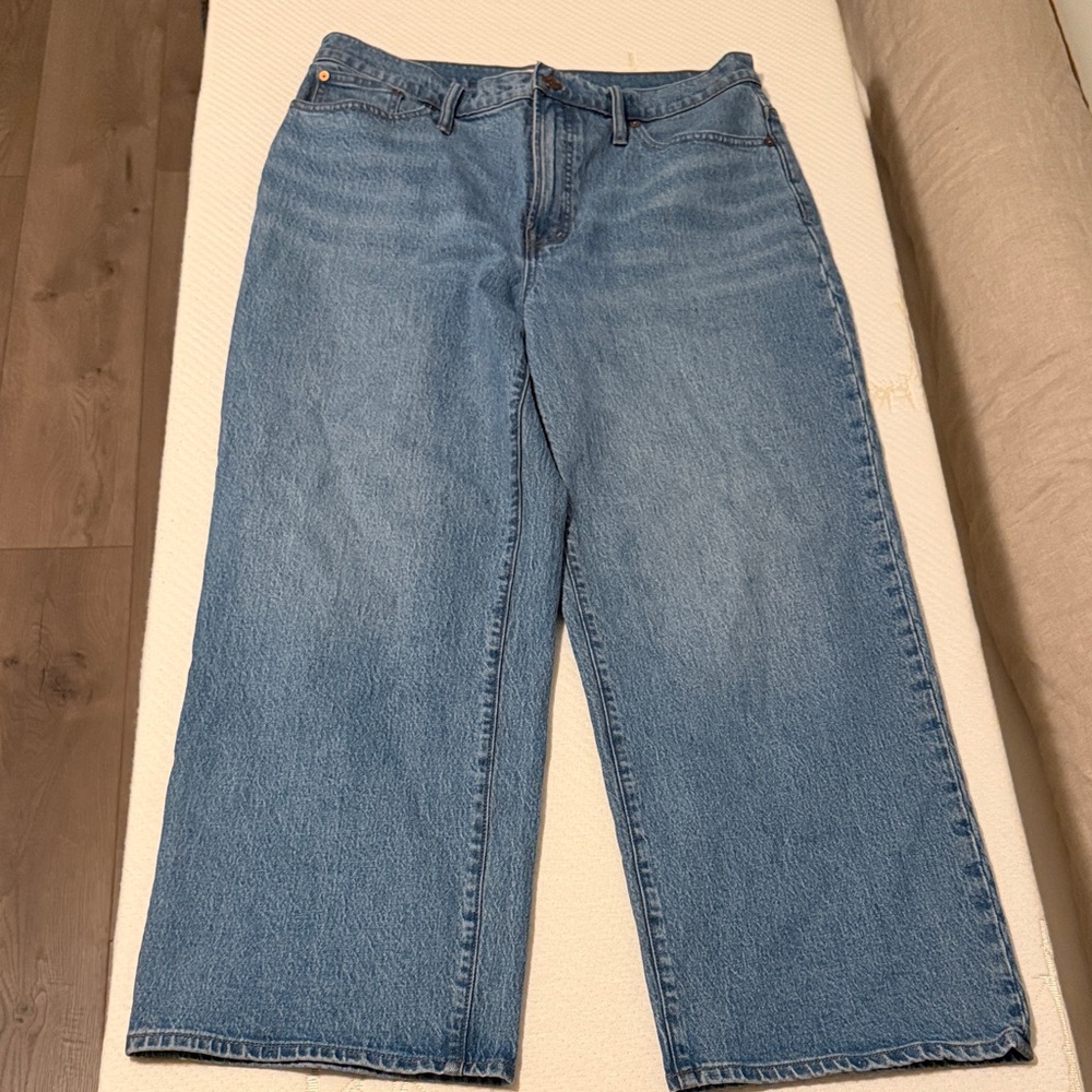 Madewell Blue Flare & Wide Leg Jeans